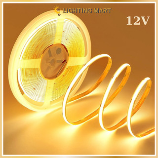 Đèn Led dây dán COB 12V 5M siêu sáng -Đèn led trang trí tủ kệ trưng bày, trang trí phòng ngủ