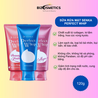 Sữa rửa mặt tạo bọt sạch sâu Senka nhập khẩu Nhật Bản