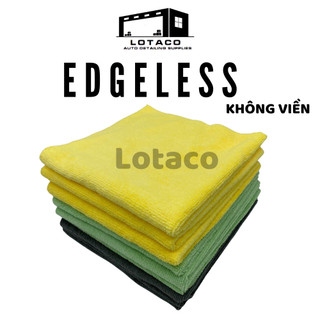 Khăn lau detailing: xi đánh bóng, nội thất, wax, sealant 40x40cm không viền EDGELESS  Lotaco