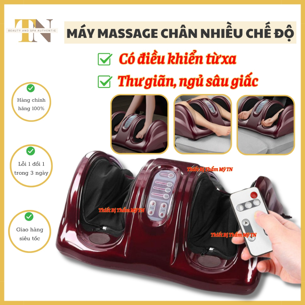 [Có điều khiển] Máy massage chân Foot Massager thư giãn ngủ ngon, nhiều chế độ xoa bóp