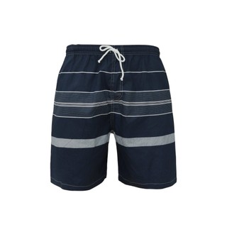 Quần short nam lưng thun sọc ngang vải cotton Hometex