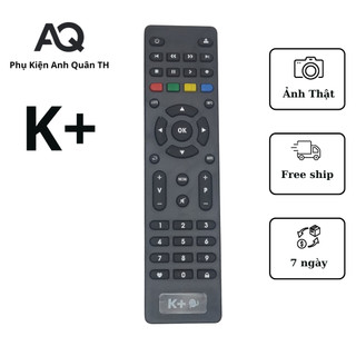 Remote đầu thu k+ , điều khiển đầu thu k+ hd 2019