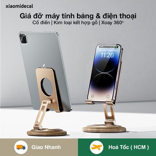Giá đỡ điện thoại và máy tính bảng để bàn Kim loại, Gọn và nhẹ, Cổ điển