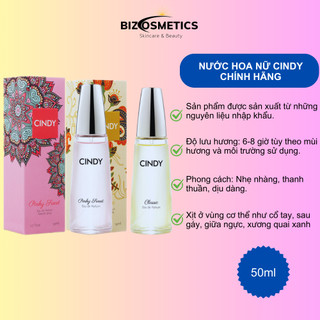 Nước hoa Cindy Sài Gòn chính hãng 50ml đủ 4 hương