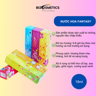 Nước hoa Fantasy chính hãng Mỹ phẩm Sài Gòn đủ 6 màu 18ml