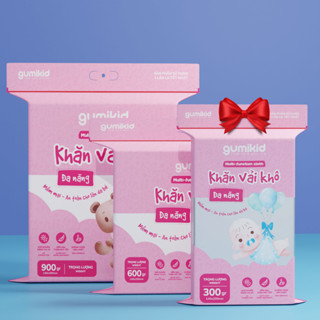  KHĂN VẢI KHÔ ĐA NĂNG DÀNH CHO MẸ VÀ BÉ GUMI 300 600  900g 