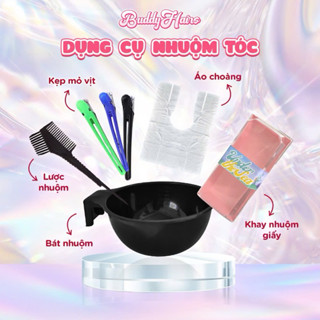  Dụng cụ nhuộm tóc Lược nhuộm tóc Bát nhuộm tóc Kẹp tóc của Buddyhairs 