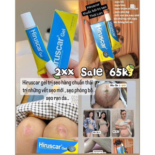 Hiruscar gel tr.ị sẹo , mờ thâm , sẹo lồi lõm..