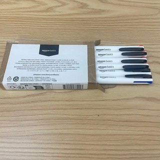 Bút bi 4 ngòi 4 màu mực trong 1 cao cấp Amazon Basics ( Mỹ )