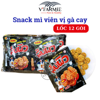 Snack mì viên ăn liền Thái Lan lốc 12 gói