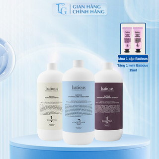 Dầu Gội Batious Chính Hãng - Dầu Gội Xả Phục Hồi Tóc Hư Tổn Đa Tầng Batious Đủ Màu 960ml