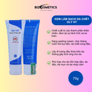 Kem làm sạch tế bào chết OLY HT dùng cho da mặt 70g