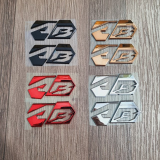   TEM ZIN AB  Tem LOGO biểu tượng AB dán xe máy AIR BLADE các đời 2020 2021 2022 2023 CHẤT LIỆU CAO CẤP NHƯ TEM ZIN 