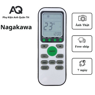 Điều khiển điều hòa Nagakawa┃Remote máy lạnh Nagakawa - Hàng Tốt
