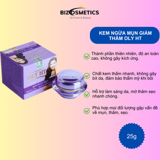 Kem ngừa mụn - Trắng da - Ngừa vết thâm OLY HT (Hàng chính hãng Long Phụng Khang)