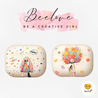 Case airpod vỏ ốp bảo vệ bao đựng tai nghe 1 2 3 4 pro vỏ hộp sạc Creative girl