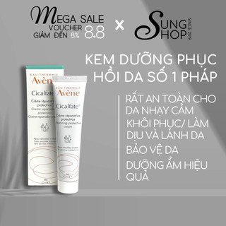 Kem Avene Cicalfate repair cream phục hồi da lành sẹo 40ml