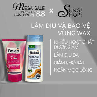 Kem dưỡng sau wax lông Balea Đức ngăn mọc lông cho da nhạy cảm