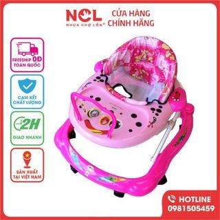 Xe Tập Đi Nhựa Chợ Lớn L3 Con Ếch ( Không nhạc ) - M1491A-XTĐ