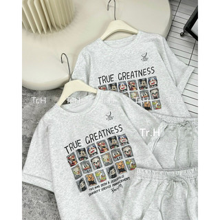Set Váy Cotton Hình Mickey Kiều Trang Basic