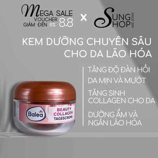 Kem dưỡng Balea collagen Đức ngăn lão hóa mờ nếp nhăn nâng cơ mặt