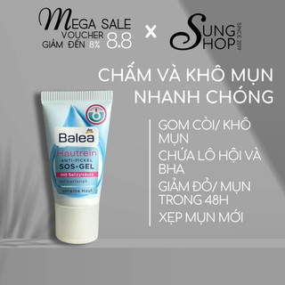 [HIỆU QUẢ] GEL CHẤM MỤN BALEA ĐỨC XẸP MỤN NHANH CHÓNG