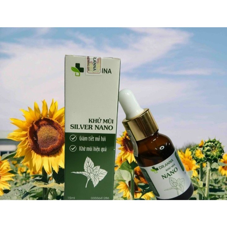 SERUM SIÊU ĐẬM ĐẶC GẤP 10 LẦN, KHỬ MÙI HÔI NÁCH, HÔI CHÂN, TUYẾN BÃ NHỜN SILVER NANO DR.ANNA