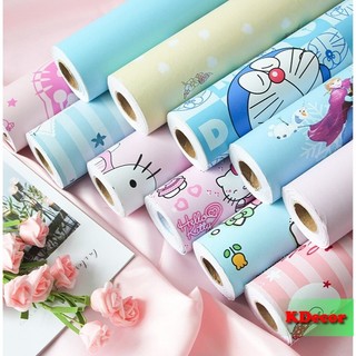 [ BIG SALE ] Giấy dán tường NHIỀU MẪU cho bé khổ dài 10m có sẵn keo bề rộng 45cm