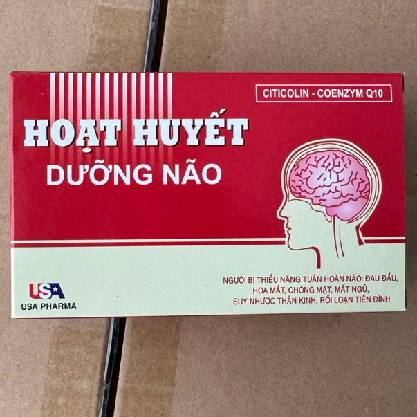 Viên uống Hoạt Huyết Dưỡng Não - MEDIUSA - hỗ trợ tăng cường lưu thông máu lên não giúp bổ não