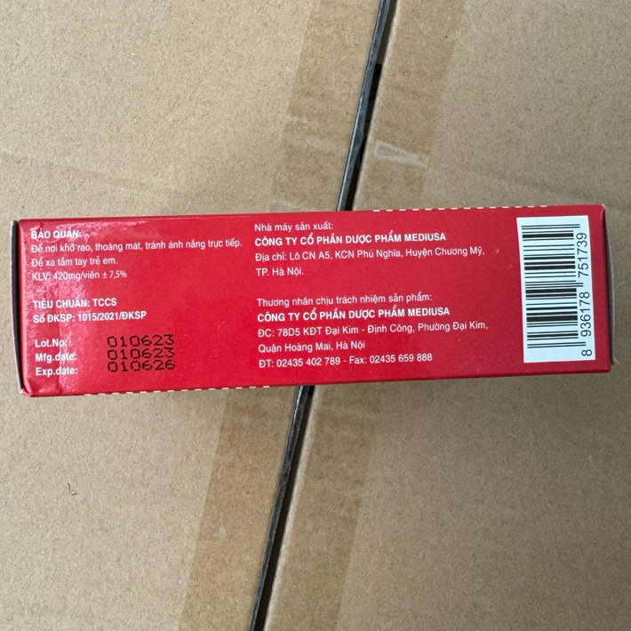 Viên uống Hoạt Huyết Dưỡng Não - MEDIUSA - hỗ trợ tăng cường lưu thông máu lên não giúp bổ não