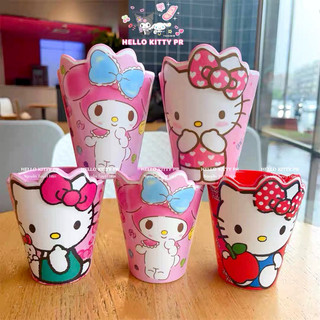 ☘️𝗡𝗘𝗪☘️ Ly nhựa 3D Hello Kitty - Doremon Doraemon - Melody