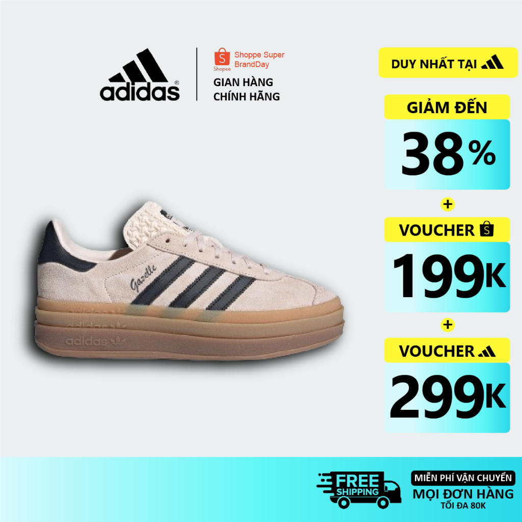 [ CHÍNH HÃNG ] Giày Adidas Gazelle Bold 'Wonder Quartz' IE0429 ❤ Adidas Official ❤