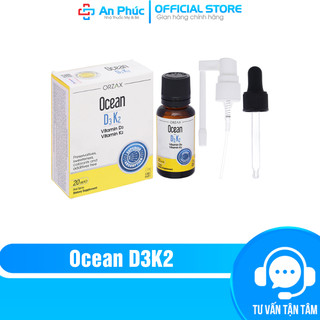 OCEAN D3 K2 BỔ SUNG VITAMIN D3 VÀ VITAMIN K2 XỊT VÀ NHỎ CHO BÉ | NHẬP KHẨU CHÍNH HÃNG THỔ NHĨ KỲ