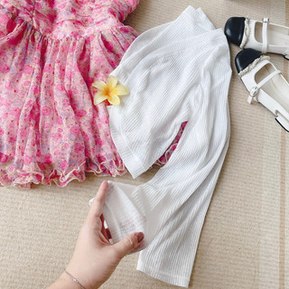 Set Đầm Hoa Dây Kèm Khoác