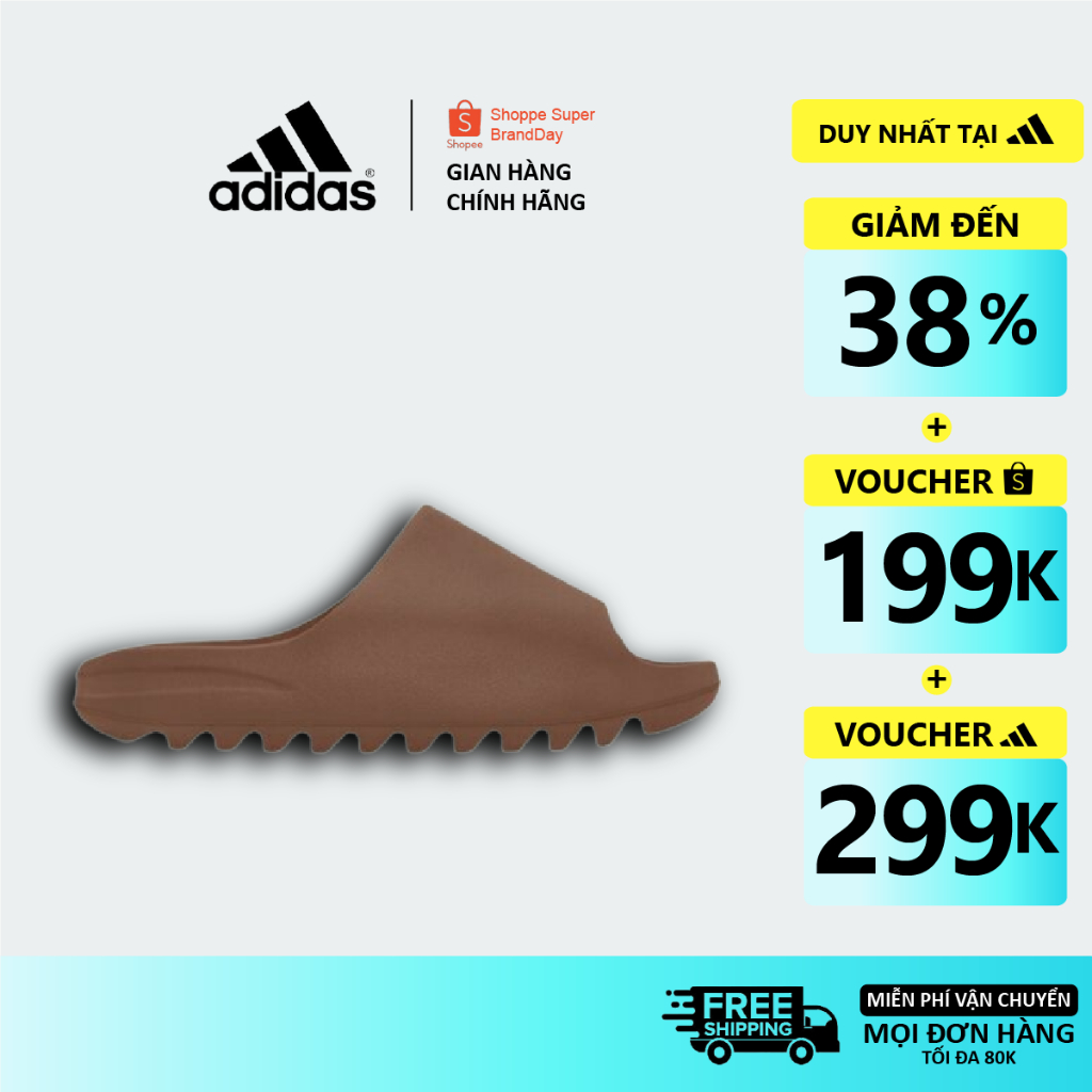 [ CHÍNH HÃNG ] Dép Adidas Slide ‘Flax’ FZ5896, Dép Cao Su Đi Biển ❤ Adidas Official ❤