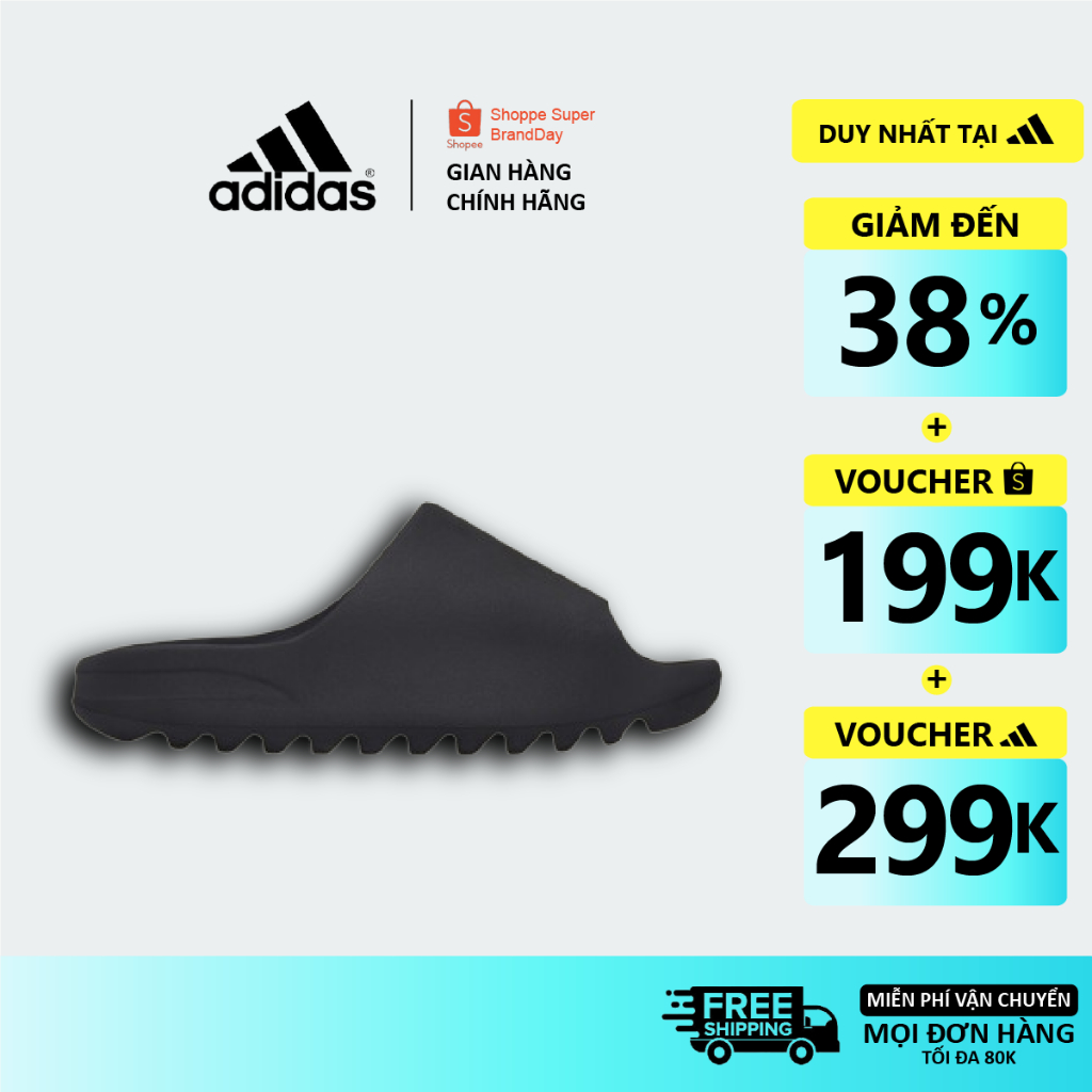 [ CHÍNH HÃNG ] Dép Adidas Slide 'Onyx Black' HQ6448, Dép Cao Su Đi Biển ❤ Adidas Official ❤