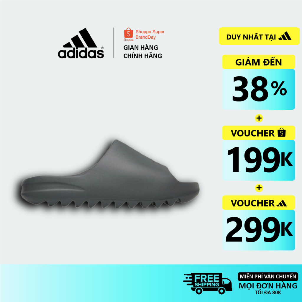 [ CHÍNH HÃNG ] Dép Adidas Slide 'Slate Grey' ID2350, Dép Cao Su Đi Biển ❤ Adidas Official ❤
