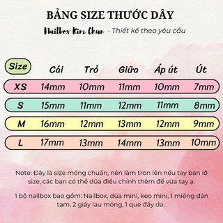 Nailbox thiết kế Hello Kitty tone thạch