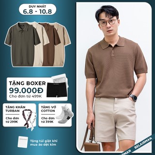 Áo thun POLO nam nữ cổ bẻ DEKI chất vải Cotton kiểu dáng classic thanh lịch, sang trọng, chuẩn form PLDK0098 - BELAIRMAN