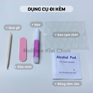 Nailbox thiết kế Hello Kitty tone thạch