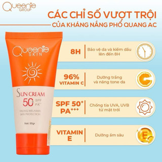 Hộp kem chống nắng vitamin c + trắng da herlab 2in1 bio white