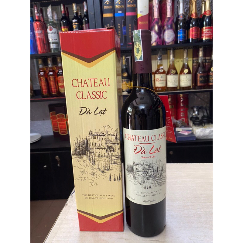 Vang Đỏ Đà Lạt CHATEAU CLASSIC 12% 750ml