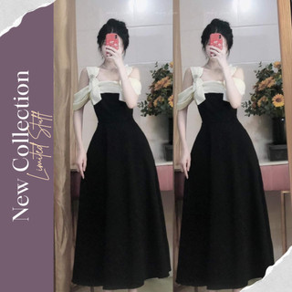[CÓ ẢNH THẬT] Đầm trắng chụp ảnh kỷ yếu xếp tay phồng - Váy dự tiệc xếp li
