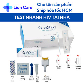 Que test thử nhanh hiv Fastep nhanh chóng bí mật chính xác có che tên sản phẩm MS 01