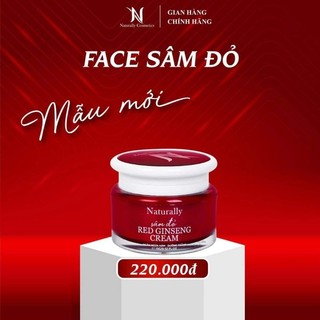 Kem face sâm đỏ / kem face yến mạch dưỡng trắng da, dưỡng nám, tàn nhang tặng kèm tẩy tế bào chết + nạ