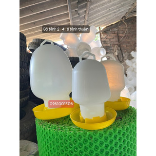Bình uống 2l bình thuận cho gà vịt con ( GỌI LÀ 2L NHƯNG ĐONG ĐK 1,5L Ạ )
