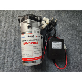 Bơm tăng áp Daikiosan + Nguồn 1.5A dùng cho máy lọc nước Ro Đại Việt và các hãng khác.