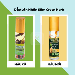 Dầu Lăn Nhân Sâm Thái Lan  Green Herb 8ml