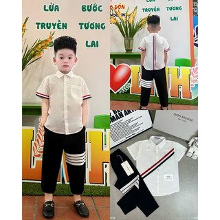 Sét bộ sơ mi dành cho bé trai