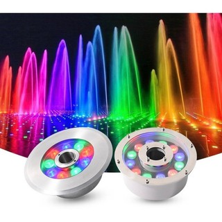 Đèn Led âm nước 18w ( bánh xe ) 24VAC ĐỔI MÀU